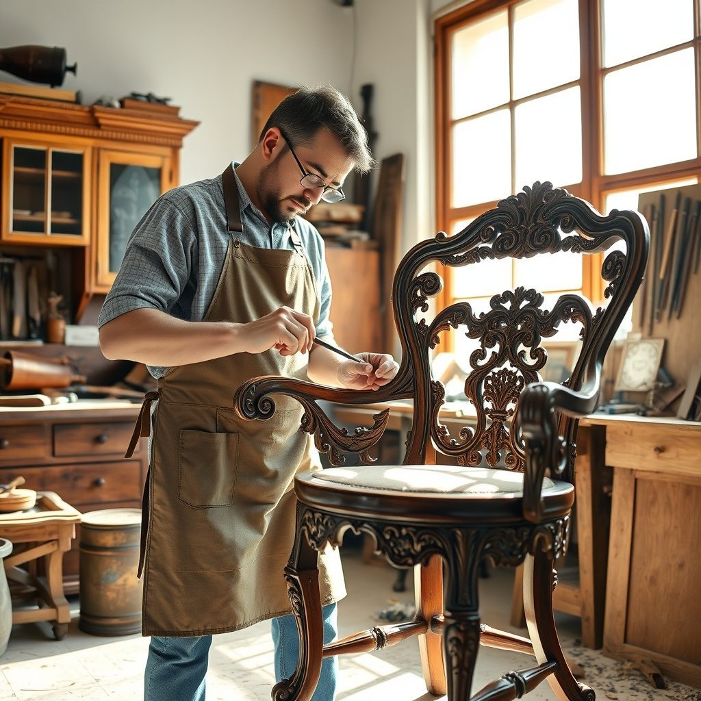 Amostras de acabamentos de móveis